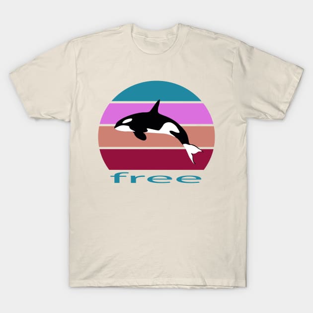 Free orca T-Shirt by Rat Bons